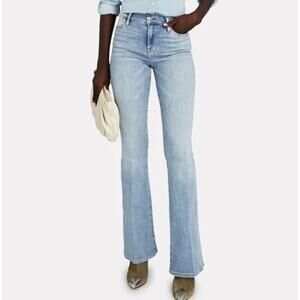 FRAME Le High Flare Jeans Alemany Road Wash Sz 34 $198 {3Z16}